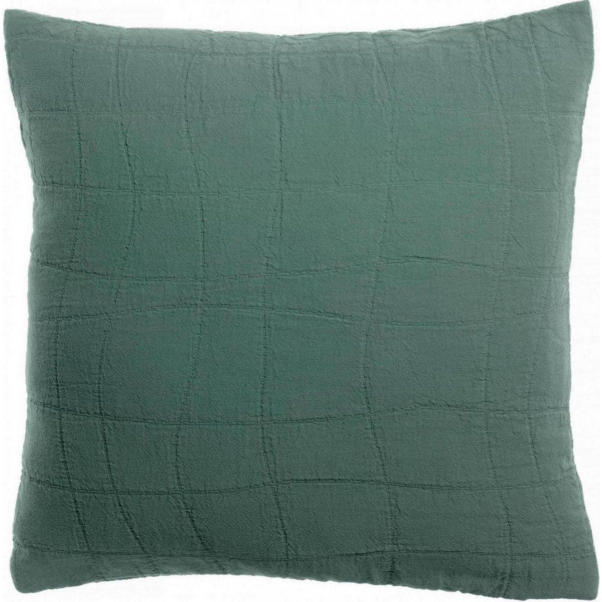 VIVARAISE - Coussin recyclé Titou Verdigris 45 x 45