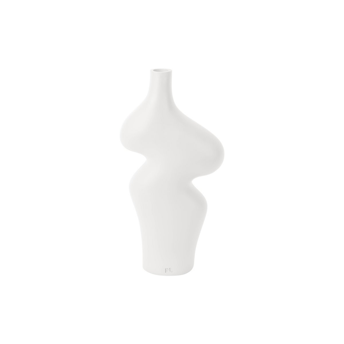 Present Time – Vase Organic Curves Large – PT3910WH