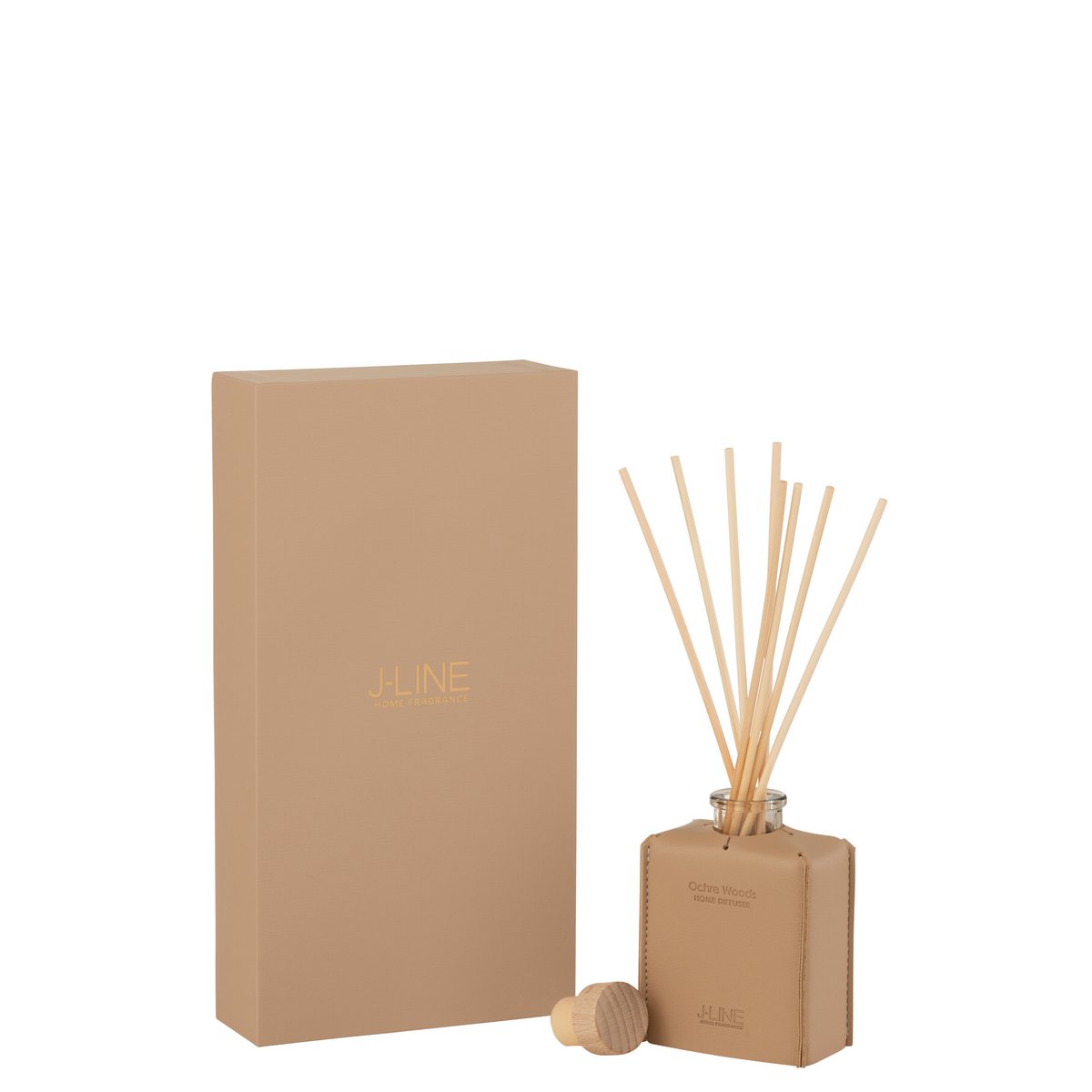 J-Line - Huile Parfumée Cuir Marron 100Ml