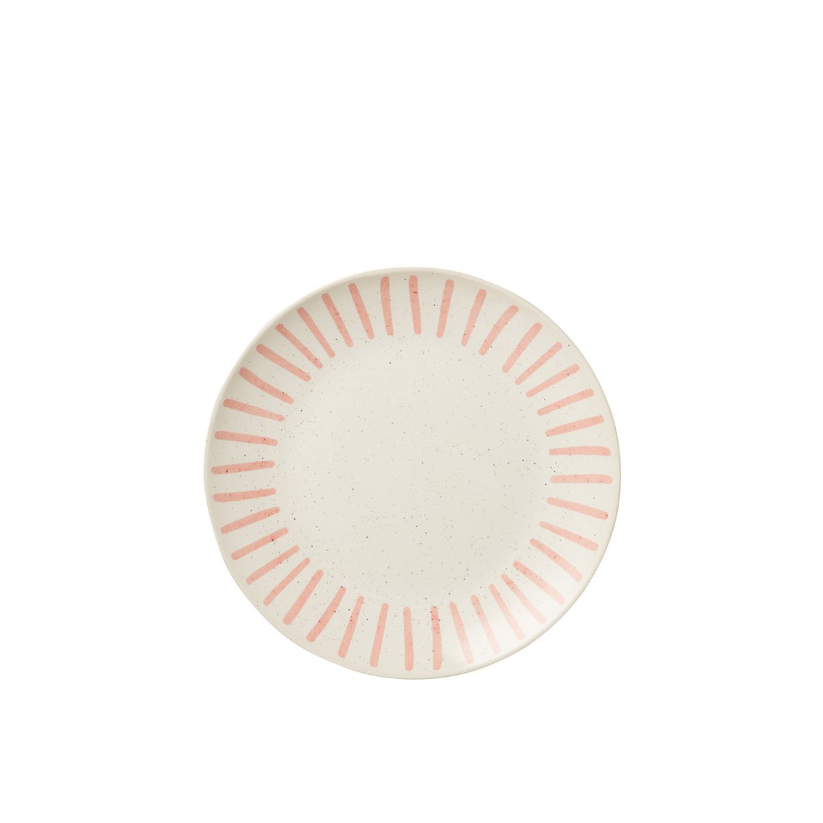 J-Line - Assiette Line - Porcelaine - Rose - Grand