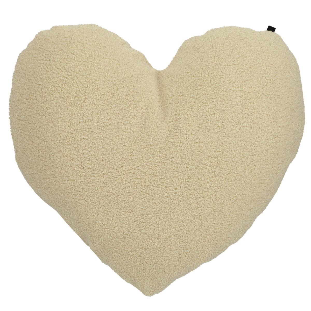 Overseas - Sierkussen 'Heart Teddy' (60 x 70cm, Offwhite)