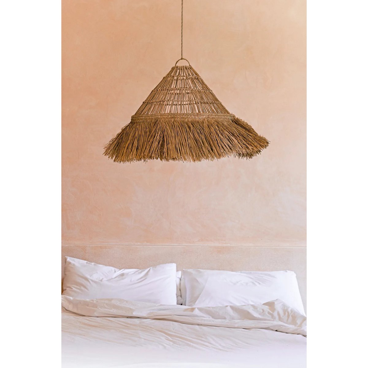 Bazar Bizar - Lampe suspendue 'Summer Vibes' (Naturel, XL)