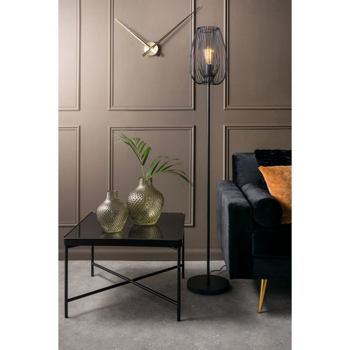 Leitmotiv - Lampadaire Lucid - LM2016BK