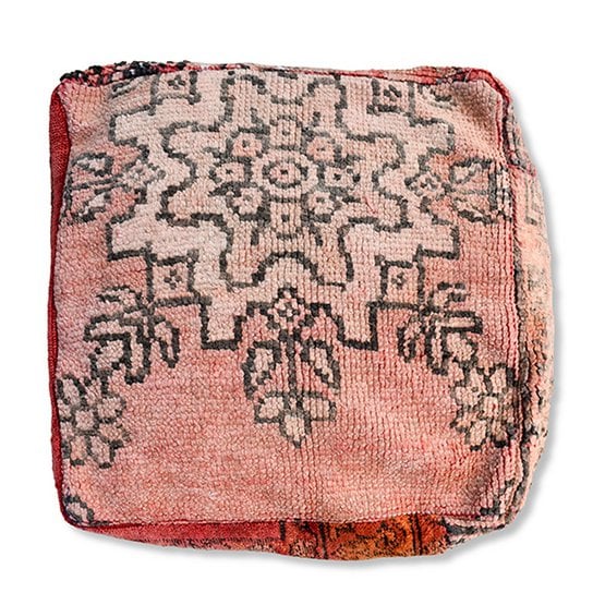 Poufs &amp; Oreillers - Coussin de sol marocain vintage - K1262