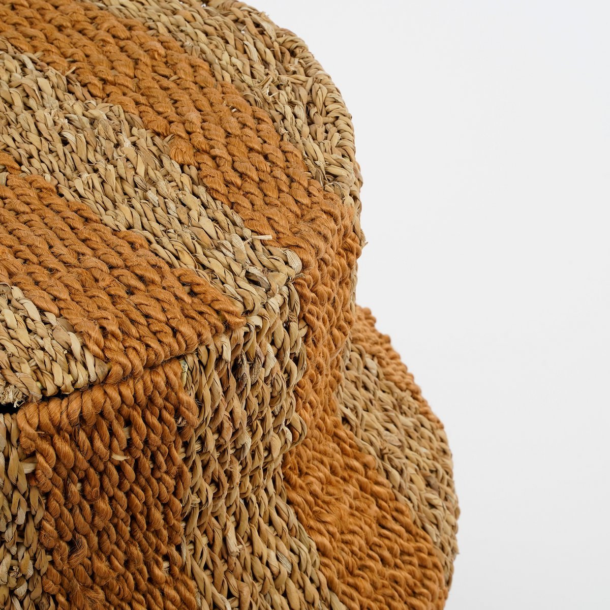 Mica Decorations - Panier de Rangement Tacoma avec Couvercle - H47 x Ø50 cm - Jute - Jaune