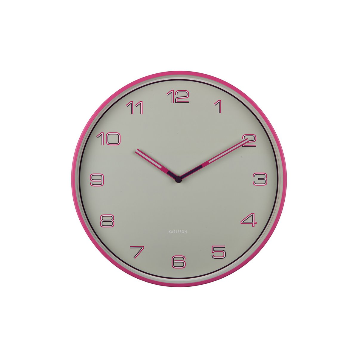 Karlsson - Horloge Murale Chiffres Lignés (Ø40cm) - KA6013BP