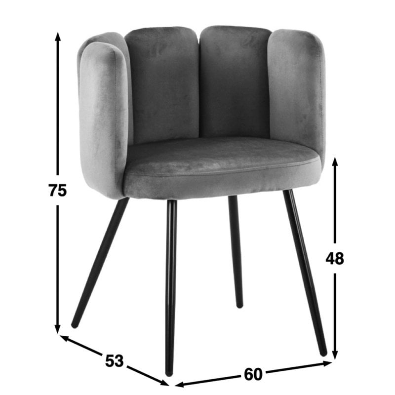 Pole to Pole - High Five Stuhl schwarz (2er-Set)