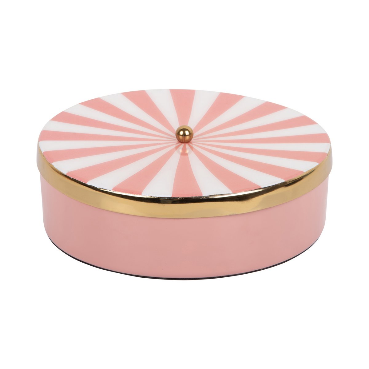 Present Time - Opbergdoos Candy Swirl Rond Groot - PT4204PI