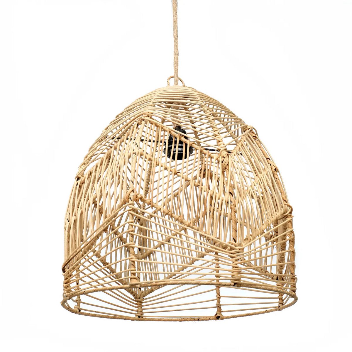 Bazar Bizar - Lampe suspendue 'Bala' (Naturel, M)