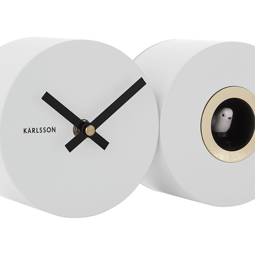 Karlsson - Horloge Murale Duo Coucou - KA5789WH