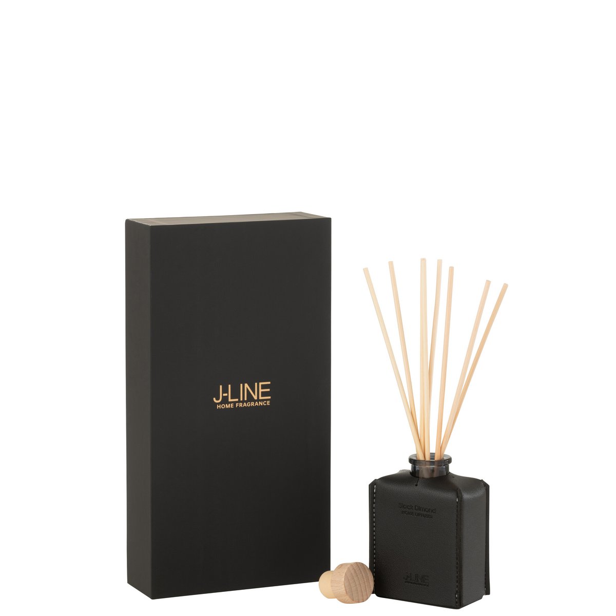 J-Line - Huile Parfumée Cuir Noir 100Ml