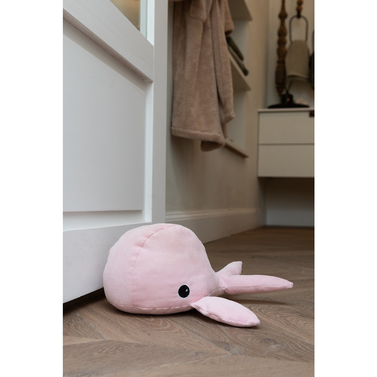 J-Line - Türstopper Whale Textile Pink