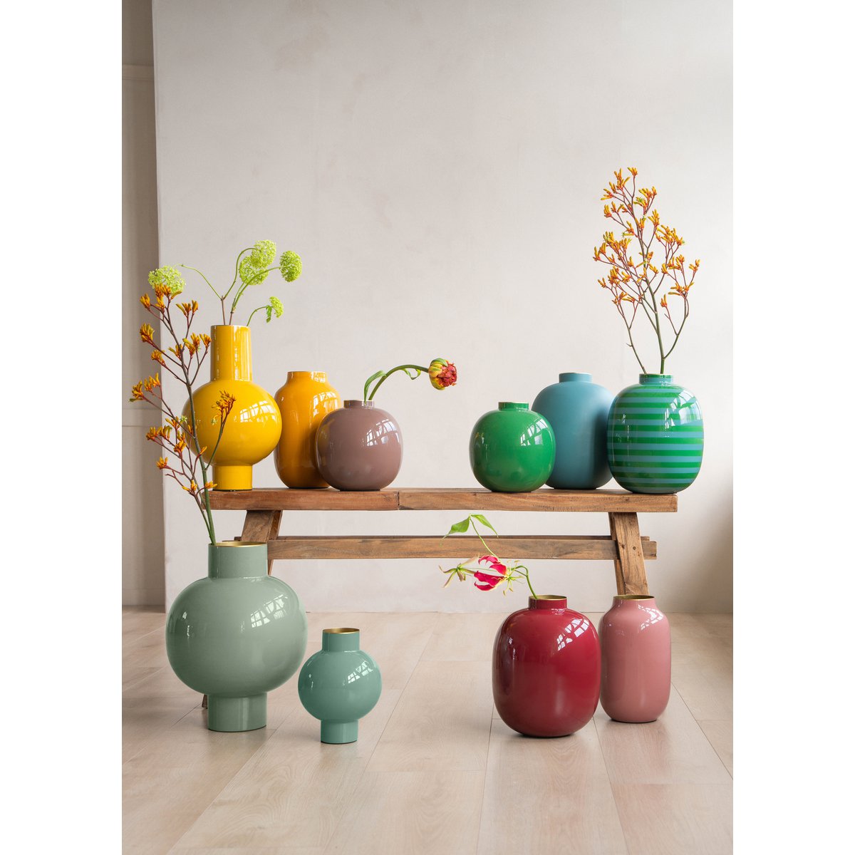 Pip Studio - Vase Metal Rust 23cm