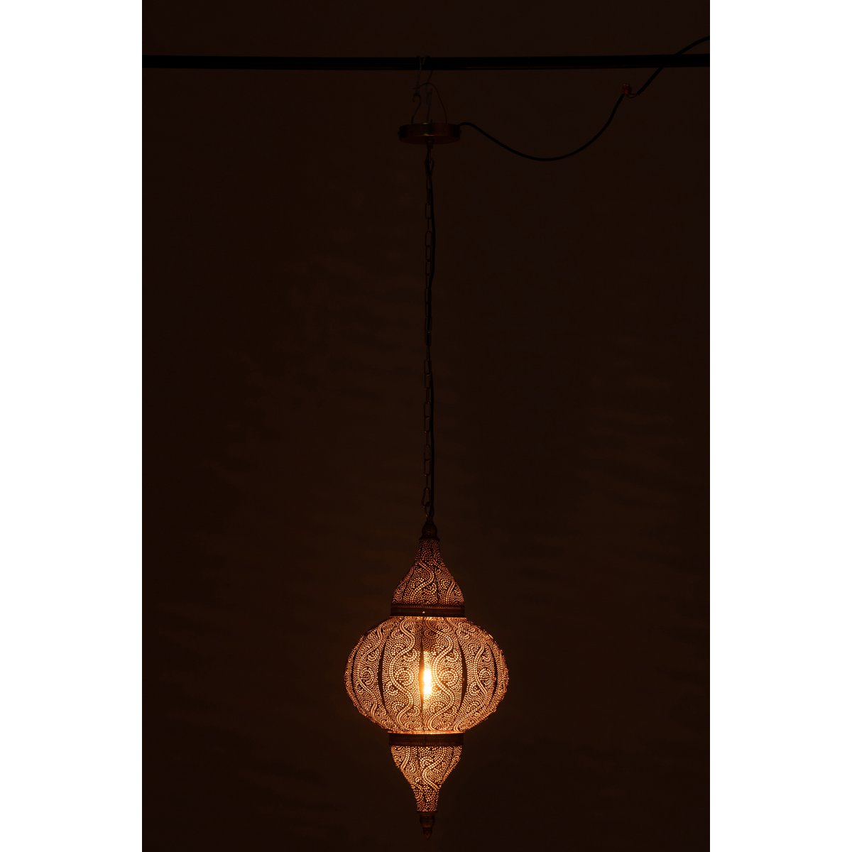 J-Line - Lampe suspendue 'Drill' (Taille S, Or)