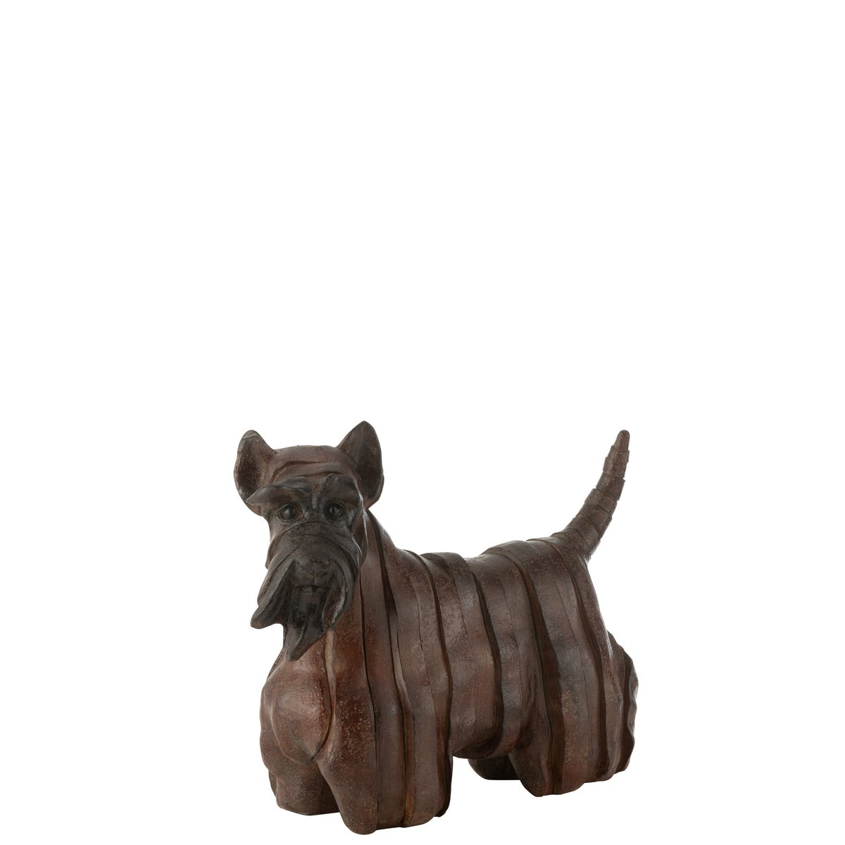 J-Line - Schottischer Terrier Hund Modern Resine Brown Small