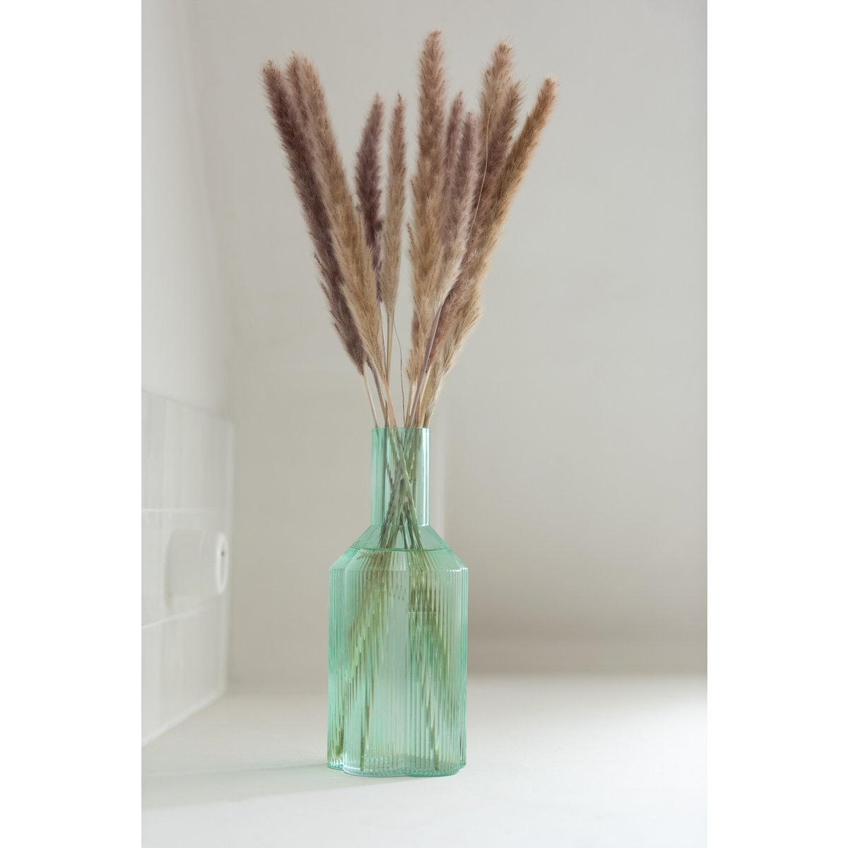 J-Line - Karaffe Fiore - Glas - Aqua