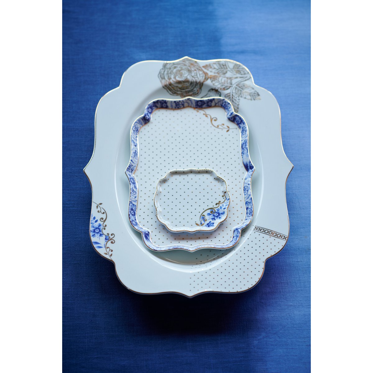 Pip Studio - Ovale schaal Royal White 40x28.5cm