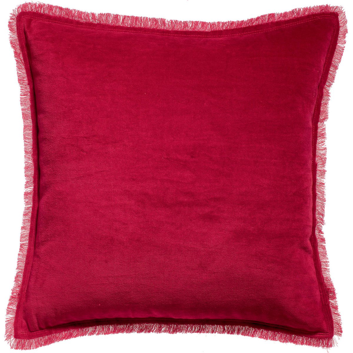 VIVARAISE - Coussin Fara Ruby uni 45 x 45