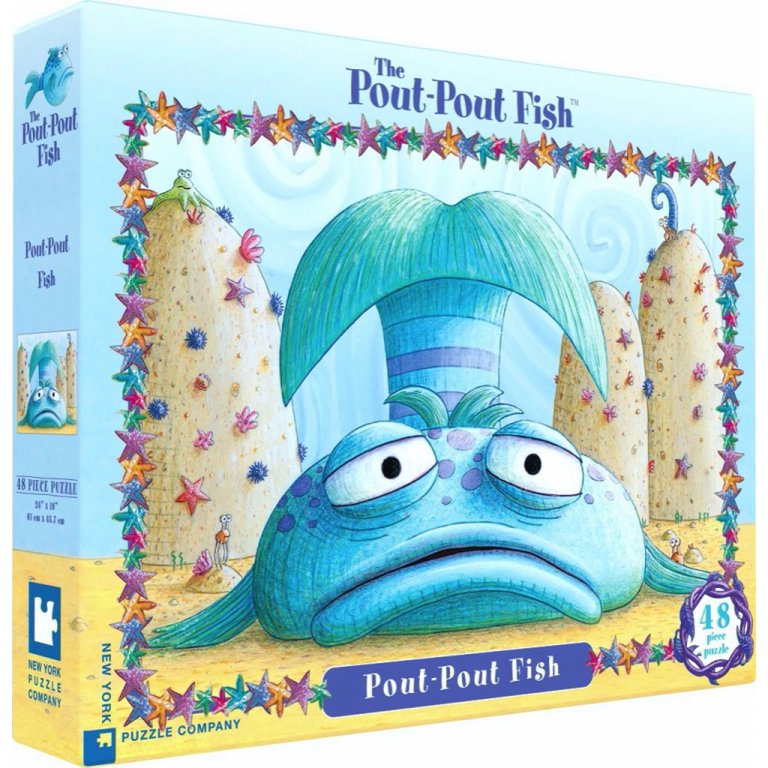 New York Puzzle Company - Puzzel 'Pout Pout Fish' (48 stukken)