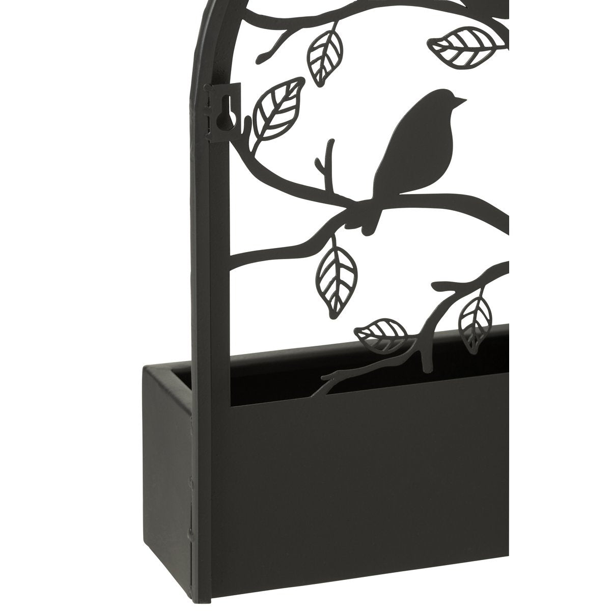 J-Line - Bloempot Vogels - Metaal - Zwart - Ø8.50cm