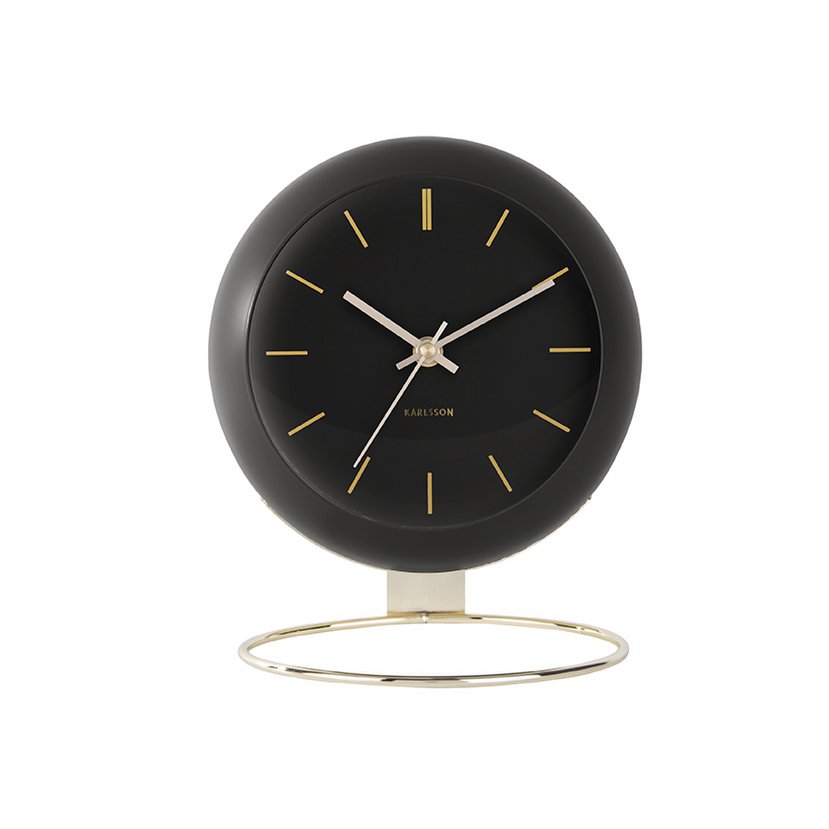 Karlsson - Horloge de table globe - KA5832BK