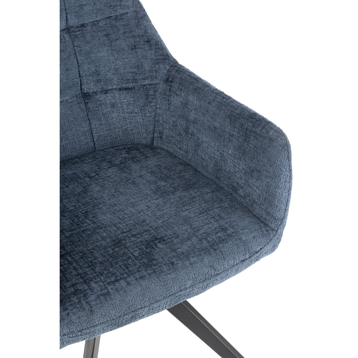 J-Line - Chaise Louna Fer/Acrylique Bleu