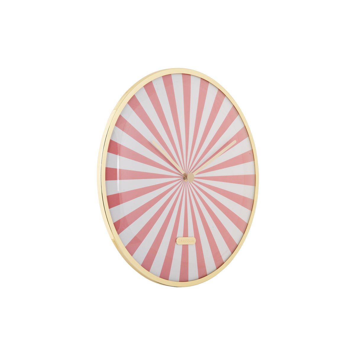 Karlsson - Wandklok Candy Swirl Dome (Ø40cm) - KA6007PI