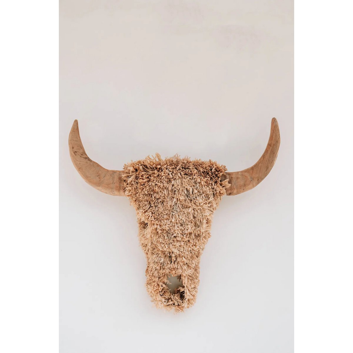 Bazar Bizar - Muurdecoratie 'Raffia Toro' (Naturel)