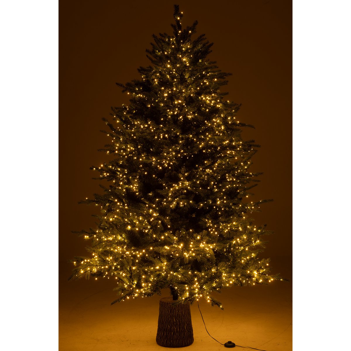 J-Line - Sapin de Noël 3000LED Lumières Plastique Vert