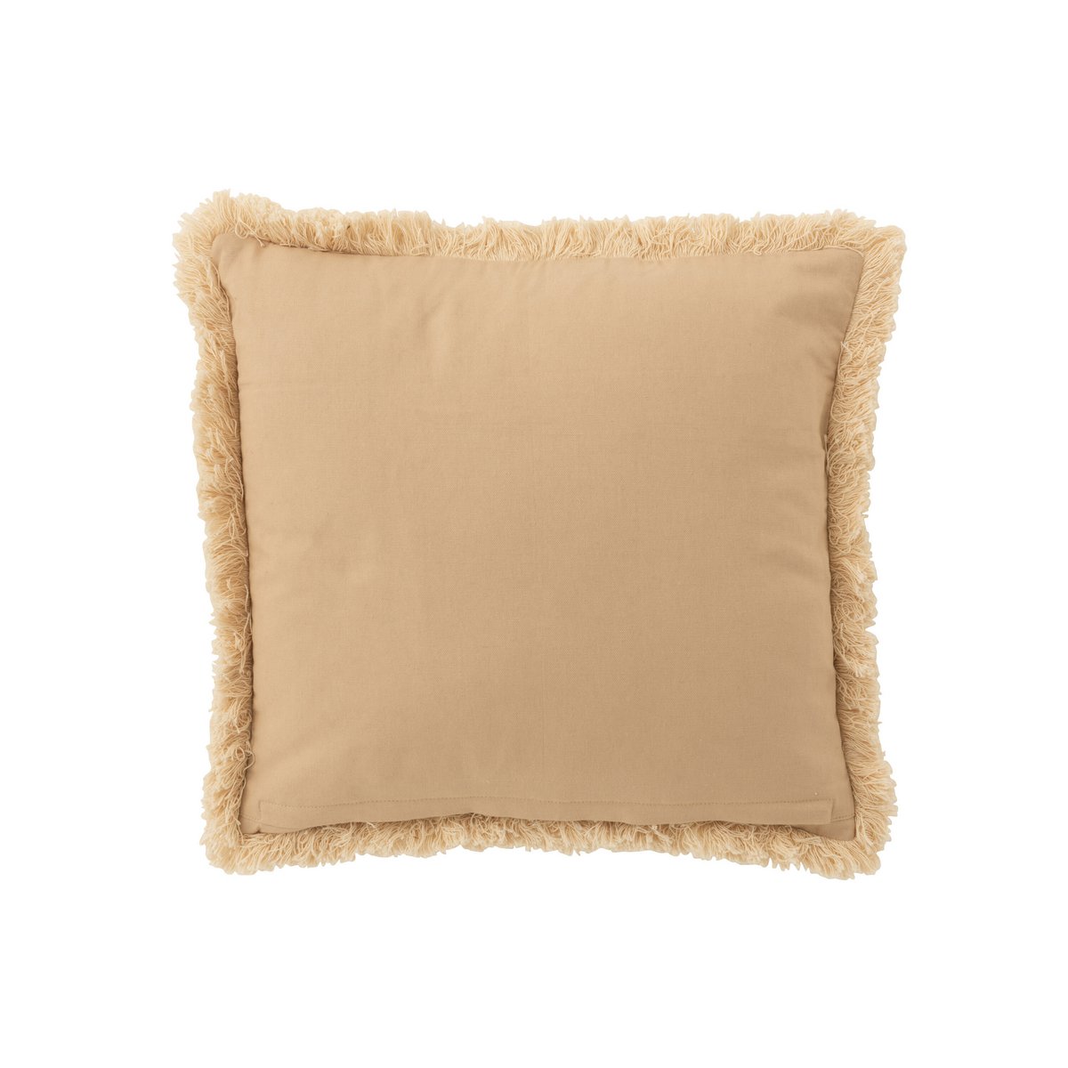 J-Line - Coussin Board Ibiza - Coton - Beige/Blanc