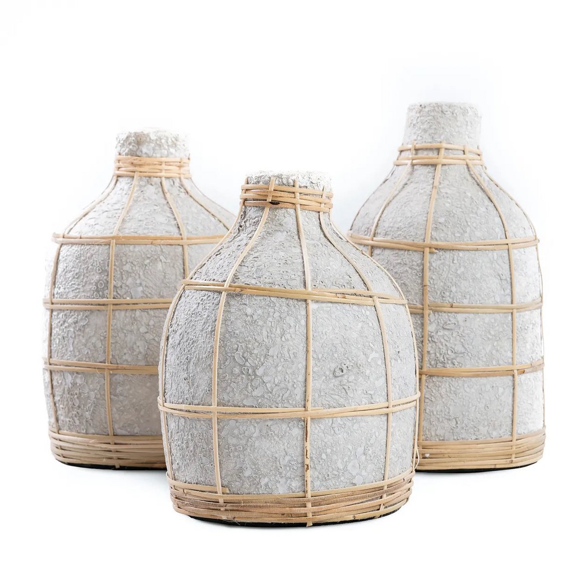 Bazar Bizar - Vase 'Whoopy' (Gris Béton Naturel, S)