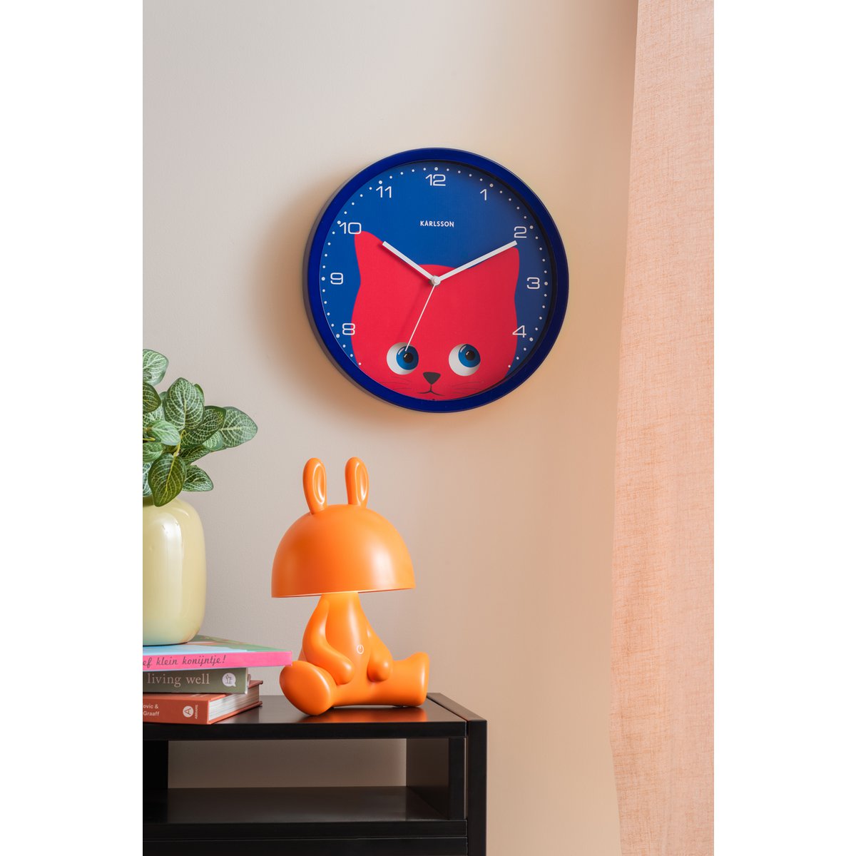 Karlsson - Horloge murale Chat Coucou - KA5997DB