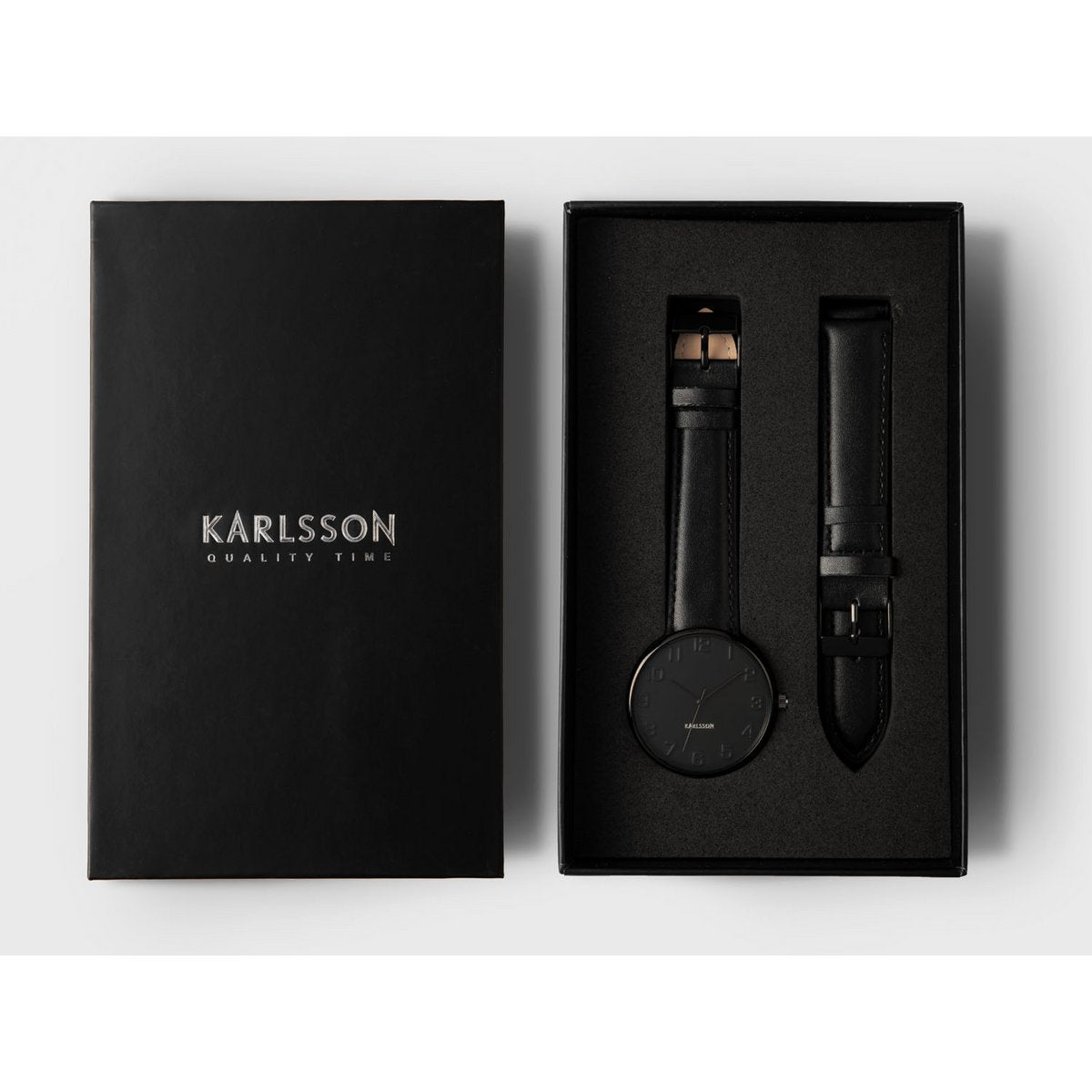 Karlsson - Horloge Black Steel - KA5902BK