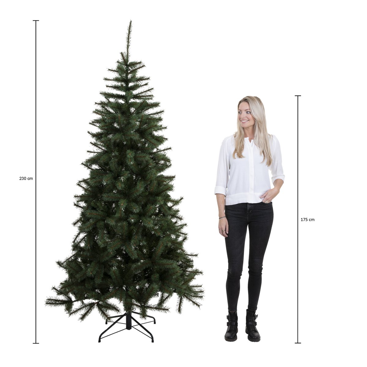 Maison d'Abri® - Bristlecone Kunstkerstboom - H230 x Ø152 cm - Groen