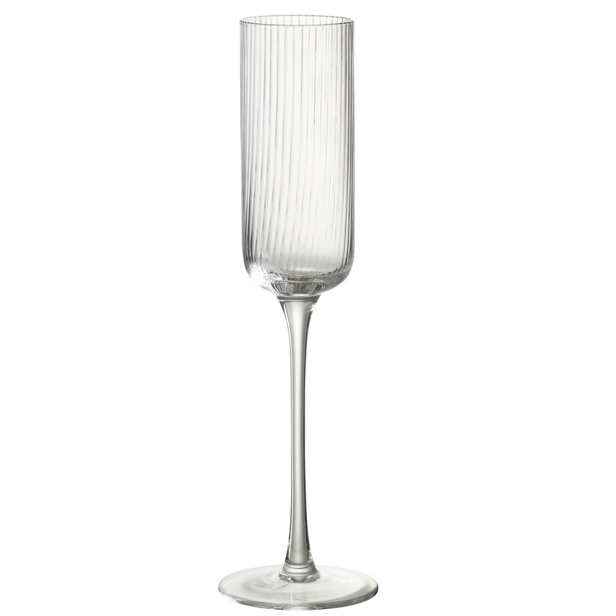 J-Line - Louise Champagneglas - Glas - Transparant