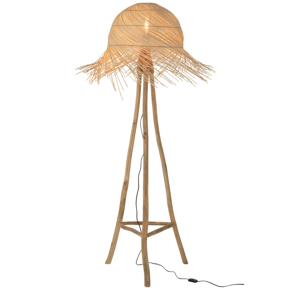 J-Line - Lampadaire Branches - Jute - Naturel