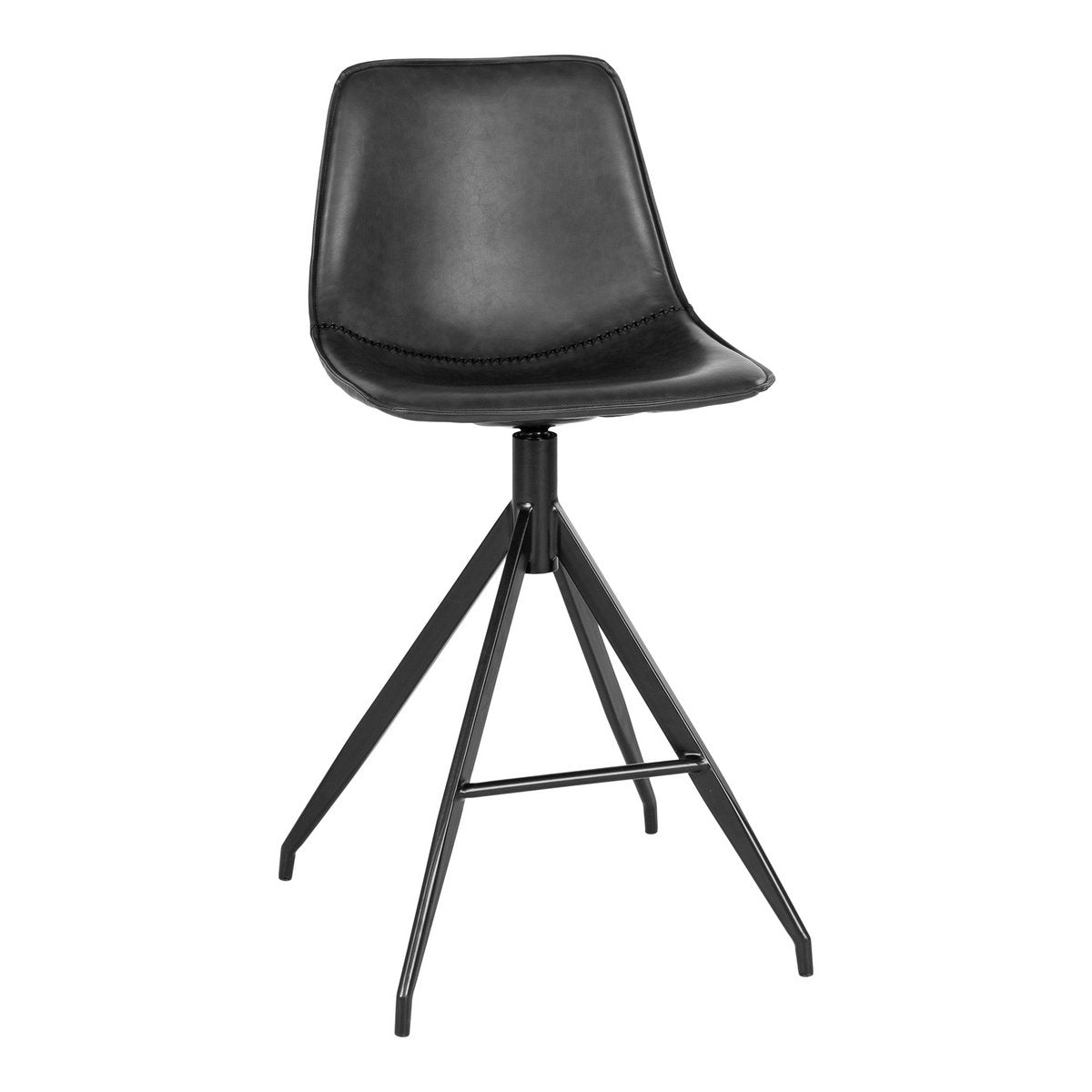 House Nordic - Monaco Counter Chair - Zwart - set van 2