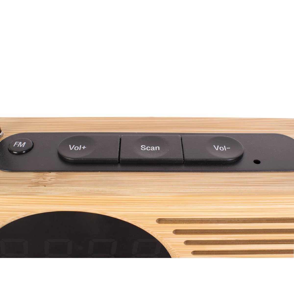 Karlsson - Wekker Retro Radio Bamboo - KA5719