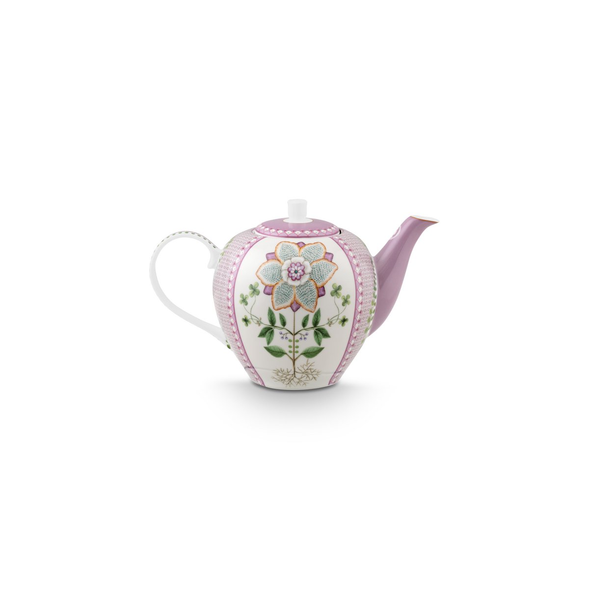 Pip Studio - Tea Pot Lily&Lotus Tiles Lilac 1.6ltr