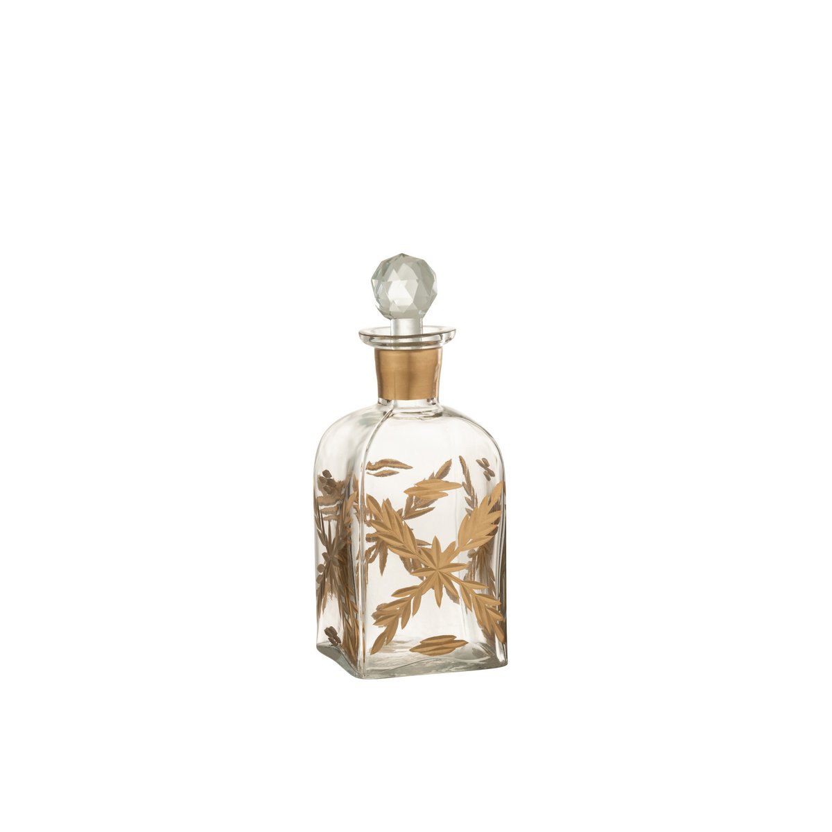 J-Line - Karaffe Chloe Square - Glas - Transparent/Gold