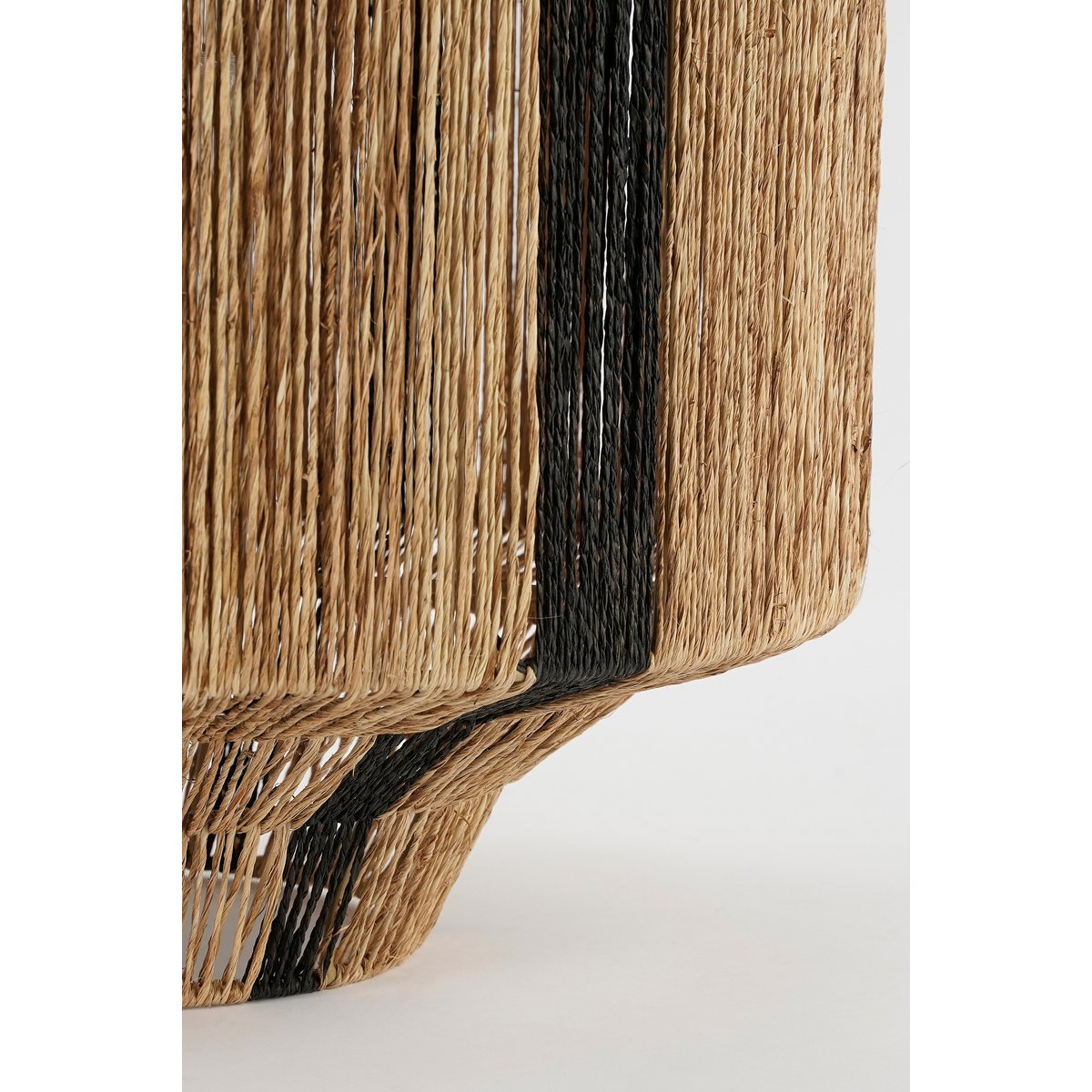 Mica Décorations - Lanterne Liliano - H36 x Ø30 cm - Jute - Noir