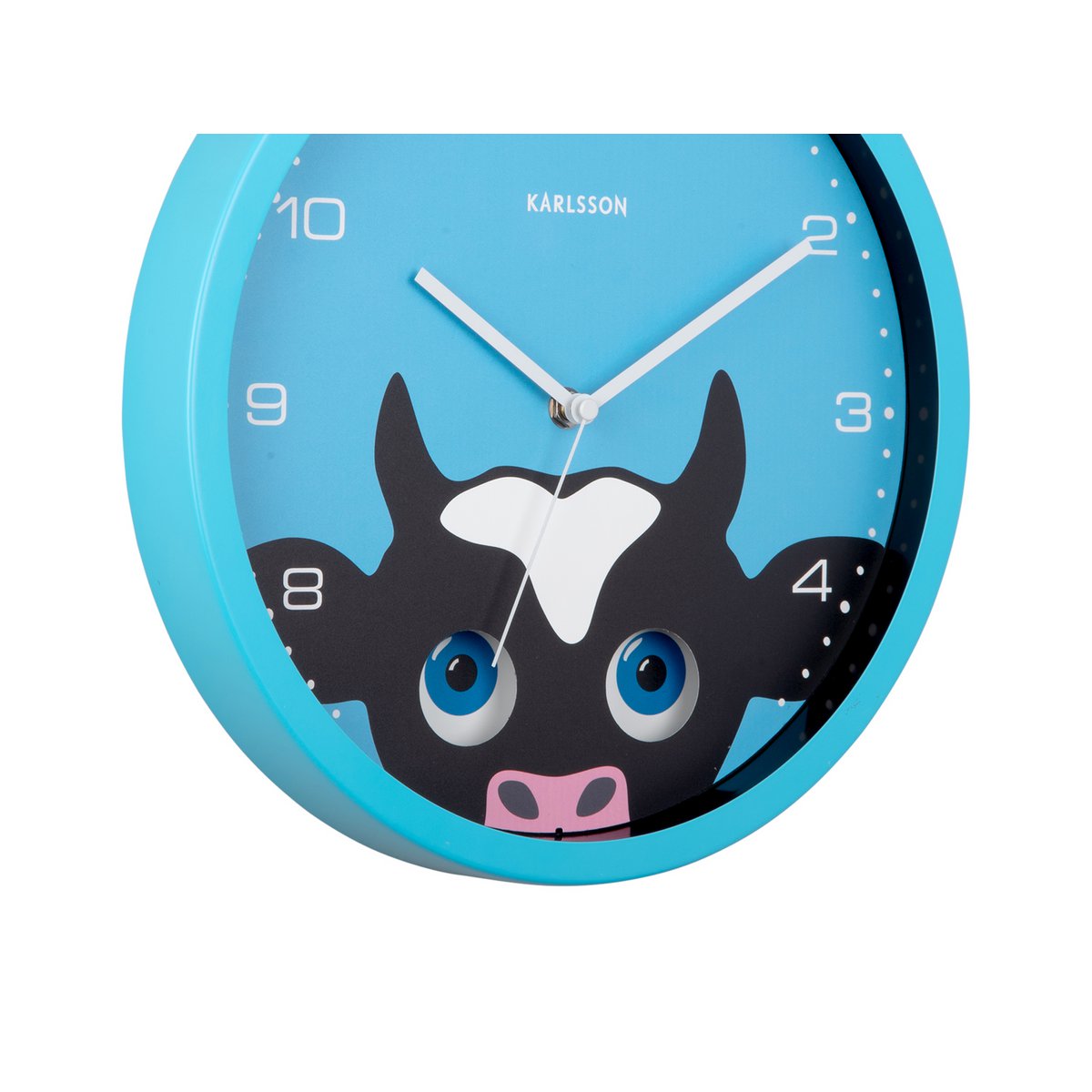 Karlsson - Peekaboo Kuh Wanduhr