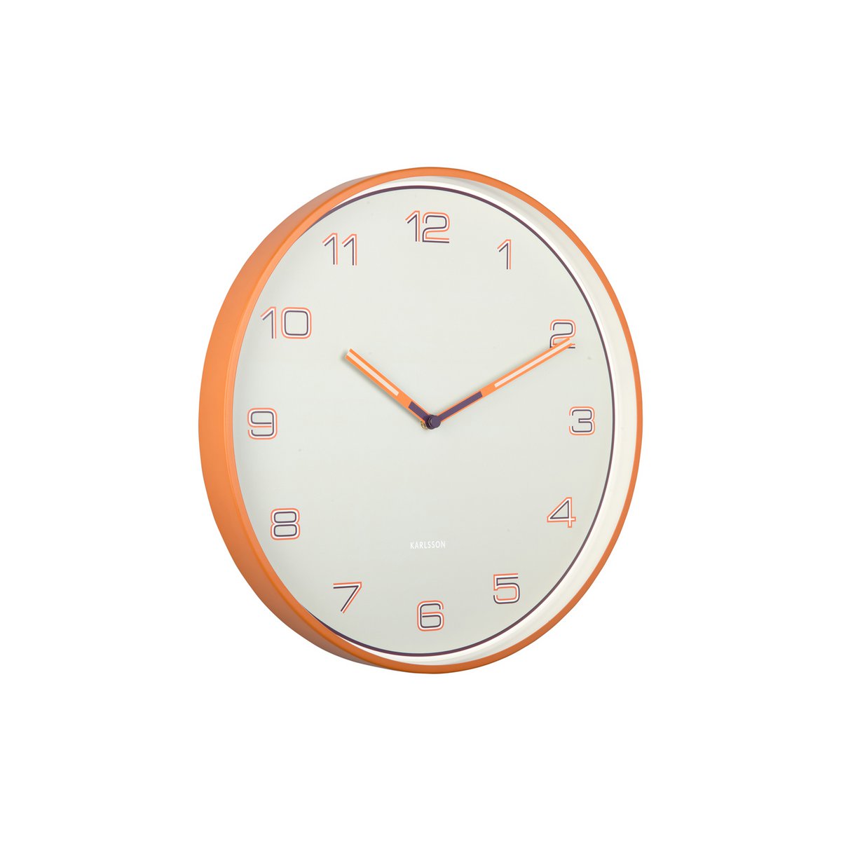 Karlsson - Horloge Murale Chiffres Lignés (Ø40cm) - KA6013OR