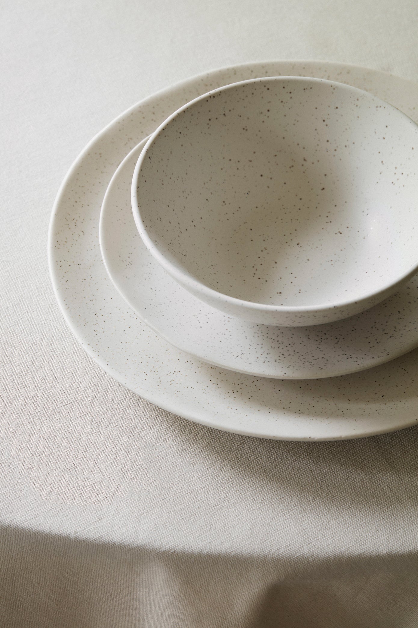 Broste Copenhagen - Assiette creuse 'Nordic Vanilla' - Ø22,5cm