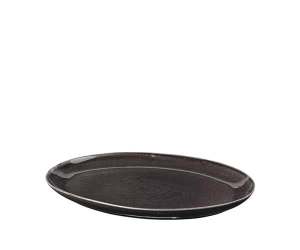 Broste Copenhagen - Ovale bord 'Nordic Coal' - Maat L