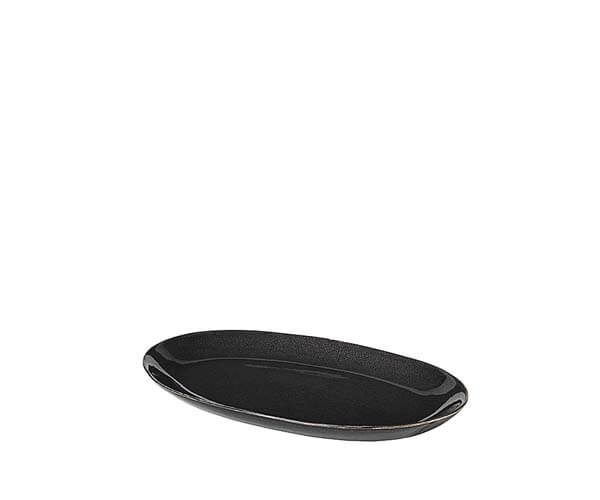 Broste Copenhagen - Assiette ovale 'Nordic Coal' - Taille M