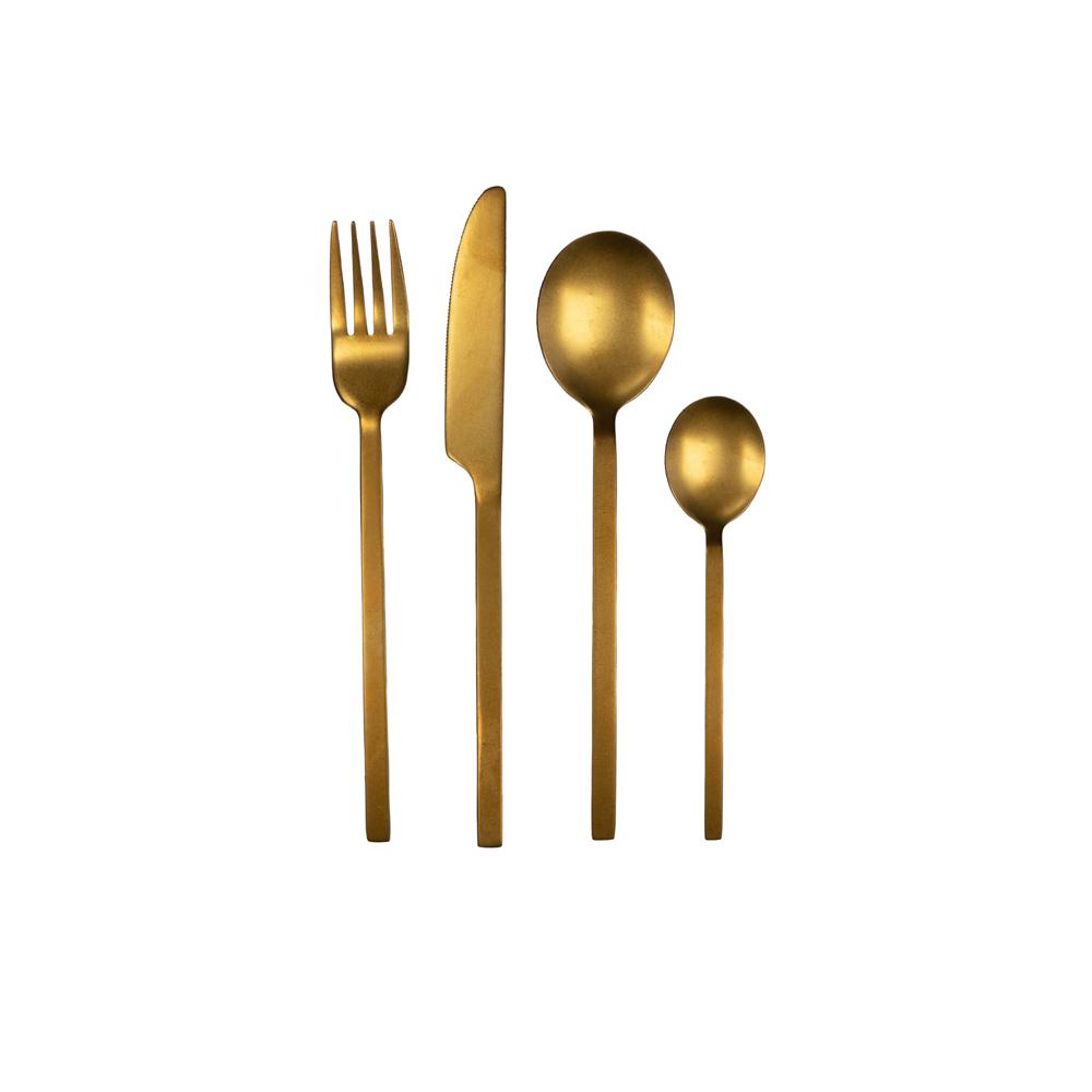 Leeff - Besteckset 'Charlot' (16-teilig, Gold)