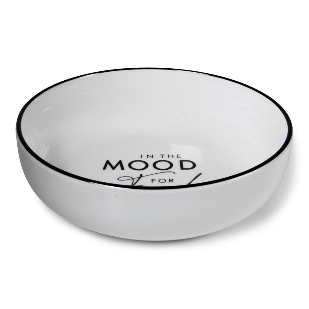 JENS Living - Keramieken kom 'Mood for Food' (21cm)