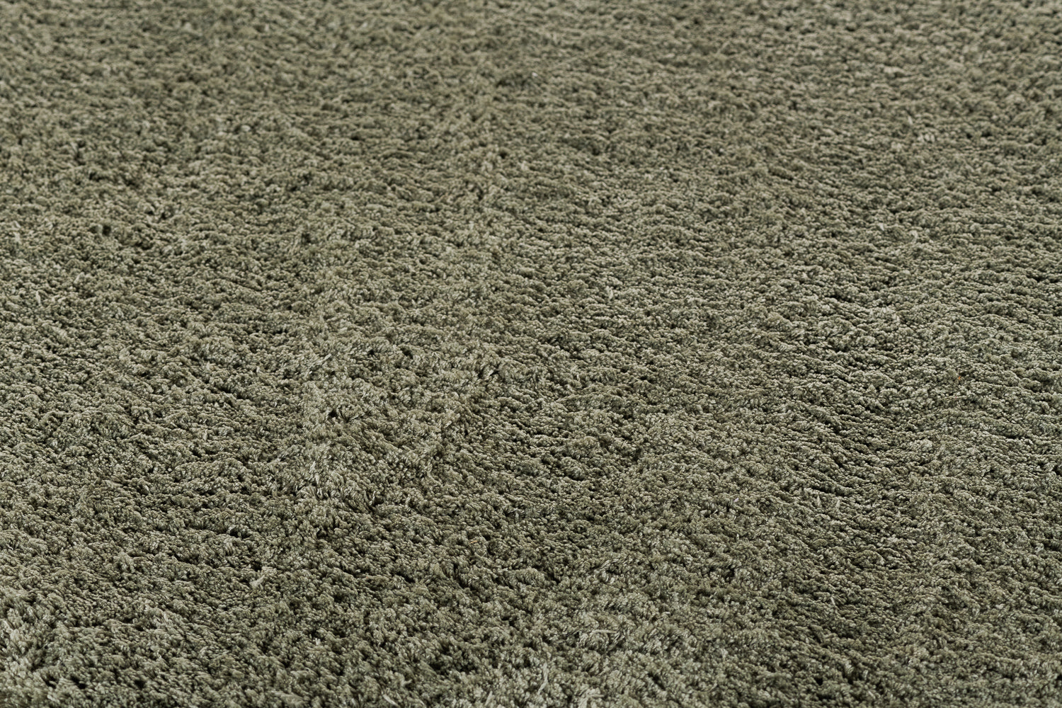 By Javy - Vloerkleed Faye - kleur Mint - rond 160 cm - zachte shaggy