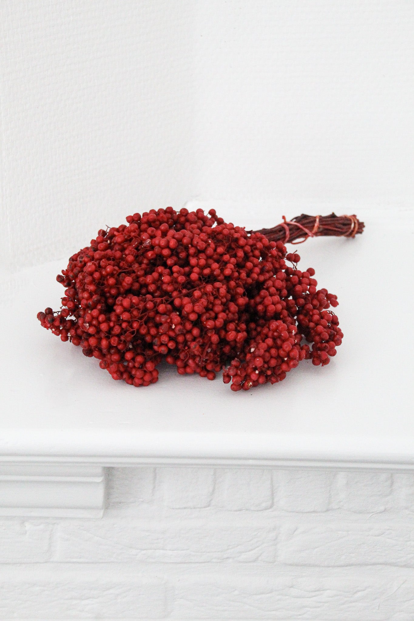 Couronne - Matériel de décoration 'Pepperberry' (200gr, Rouge)